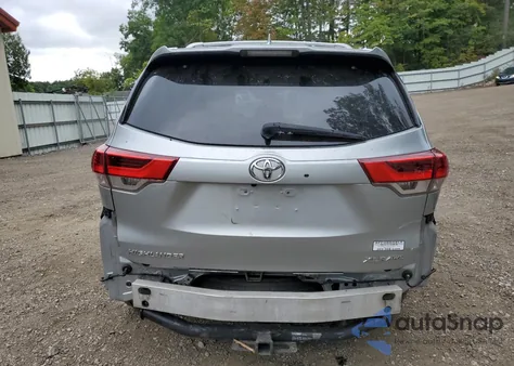 2017 Toyota Highlander Se from USA, damaged, VIN 5TDJZRFH2HS363548
